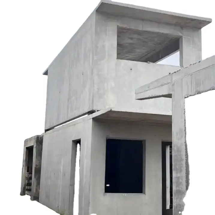 Ucuz prefabrik ev çimento beton bölme duvar paneli ile prefabrik ev