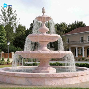 Fontane d'Acqua Classiche a 3 Livelli in Marmo per Esterni di Ville in Vendita - Product Image 2