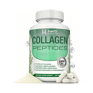 Capsules de collagène en marque privée ODM/OEM |   Complément alimentaire à la saveur fraise |   Peptides de collagène hydrolysés pour femmes et hommes - Product Image 1