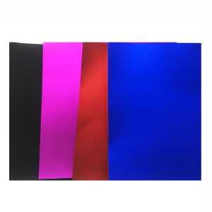 Kim loại cardstock thủ công tông vàng Bạc gương lá cuộn bọc quà tặng bao bì kim loại giấy cuộn cho nhãn - Product Image 1