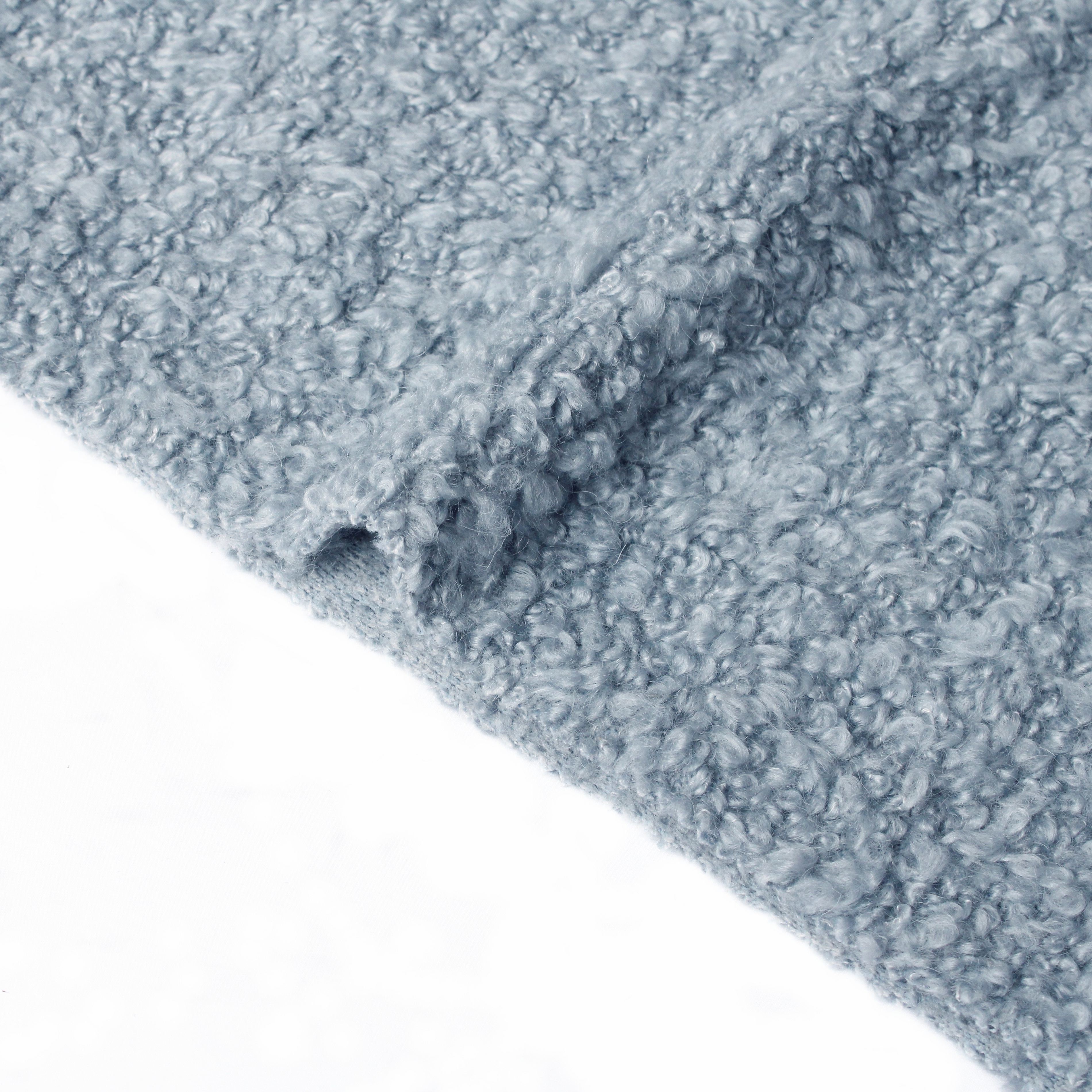 26 27 Italian Similar Fashion Wholesale Jacket Green Boucle Cashmere Mohair Wool Fabric for Suit Coat Trousers