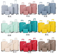 Ensemble de valises de voyage unisexe, prix d'usine, sac à roulettes en PP pour usage quotidien, valise extensible pour maquillage et cosmétiques, ensemble de bagages de qualité