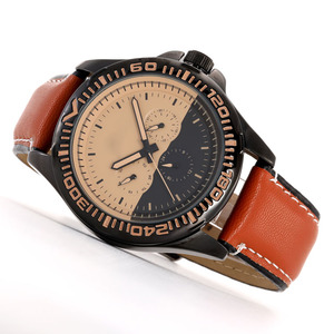 <span class=keywords><strong>Best</strong></span> Brand Herren Ledergürtel Armbanduhren Einfaches antikes Design Hochwertiges teures Geschenkset Original Zifferblatt Fenster Kristall - Product Image 3