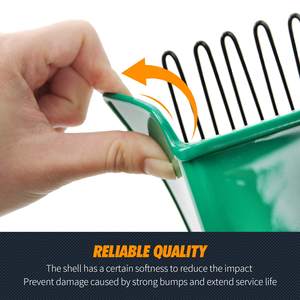 Cueilleur de baies en plastique avec dents en métal | Râteau à fruits portable avec poignée ergonomique pour la récolte de <span class=keywords><strong>framboises</strong></span> et de bleuets - Product Image 3