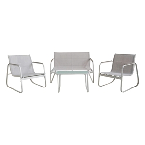 Set da Giardino Saint Martin SOFA 2/1 Bianco per Arredamento Esterno - Product Image 1