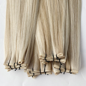 Di qualità di lusso doppio disegnato europeo Remy umano genio trama <span class=keywords><strong>capelli</strong></span> estensione scuro/luce/pianoforte/Balayage colore in magazzino - Product Image 2