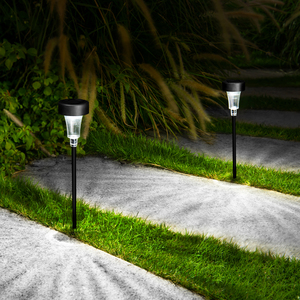 Lampada da Giardino Moderna, Illuminazione LED per Esterni, Luce Solare Impermeabile IP65 per Cortile, Villa e Parco - Product Image 4