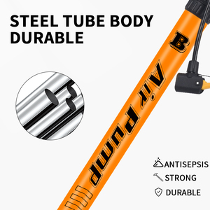 באימי אוויר אופניים נייד קומפקטי קל משקל משאבת לחץ גבוה חיצונית - Product Image 2