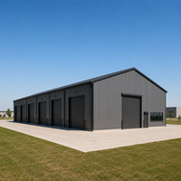 Entrepôt préfabriqué en acier structurel, prêt pour l'extension solaire, conception résistante aux vents, bâtiment industriel en métal pour atelier et stockage