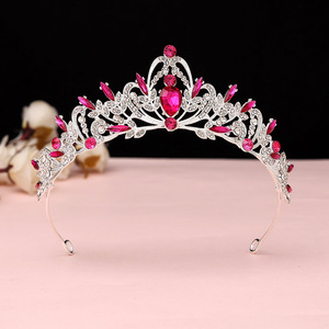Haute qualité strass Diademe Mariage fait à la main diamant accessoires de cheveux de mariée Baroque cristal Diademe Mariage pour les reines - Product Image 2