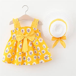 Vestidos de Algodón para Bebés con Diseño de Flores, Estilo Japonés y Coreano, Vestidos de Verano, Compra en Línea - Product Image 1