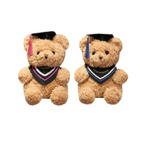 Vente chaude Graduation Ours en peluche en peluche Vente en gros Personnalisé Mini Graduation En Peluche Ours En Peluche Pas Cher Sublimation Animal Jouet