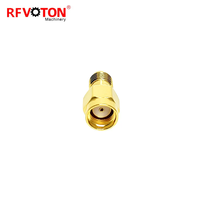 Adaptateur de convertisseur de connecteur femelle à RP-SMA coaxial RF vers connecteur femelle SMA Adaptateur SMA à polarité inversée en stock