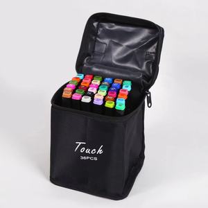 Pennarelli a Doppia Punta in 12 Colori, Marcatori Permanenti a Base Alcolica per Disegno, Design, Graffiti, Evidenziatori, Animazione e Arte - Product Image 4