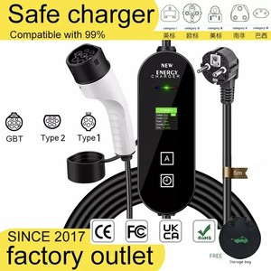 Fabricante de Cargadores Portátiles para Vehículos Eléctricos, Cable Inteligente Tipo 2, 3.5KW 7KW, Caja de Carga para Coche Eléctrico 32A, Cargador Doméstico para Vehículos Eléctricos - Product Image 6