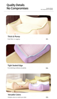 Canapé-lit pour animaux de compagnie bicolore pastel, extérieur rose, doublure à carreaux beige, dossier incurvé, coussin enveloppant, lavable, pour chien et chat
