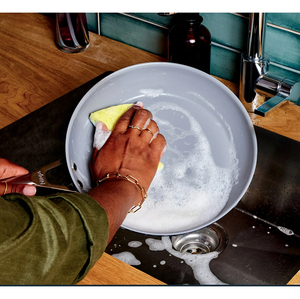 Ensemble de casseroles en céramique antiadhésives de haute qualité avec poignées en acier inoxydable et couvercles en verre, 10 pièces - Product Image 5