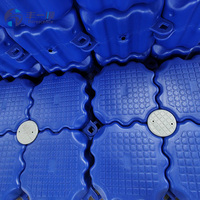Plateforme flottante en HDPE pour ponton, quai flottant pour bateaux et navires, passerelle marine en HDPE