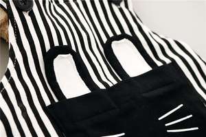 Ensembles de vêtements pour fillettes : T-shirt + pantalon à bretelles rayé, tenues deux pièces pour bébés filles, collection printemps-automne, fabricant - Product Image 5