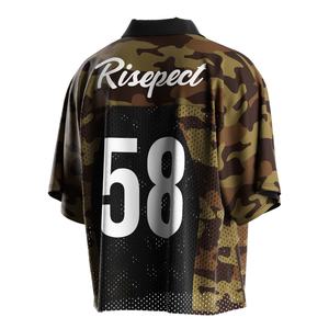 เสื้อฟุตบอลอเมริกันสไตล์เรโทร คอปกโปโล ผ้าตาข่ายน้ำหนักเบา ระบายอากาศได้ดี เหมาะสำหรับใส่ลำลองทุกวัน - Product Image 3