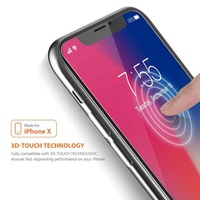 2 Packs 3 Packs 9H Protecteur d'écran en verre trempé pour iPhone 13 12 11 Pro Max X/XS XR MAX 8 7 6 Plus