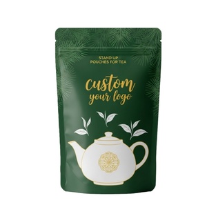 Bolsa con Cierre Hermético Personalizada, Resistente a la Humedad, de Aluminio, Sellada con Calor, Libre de BPA, Entrega Rápida, Fábrica con Más de 20 Años de Experiencia para Té - Product Image 1