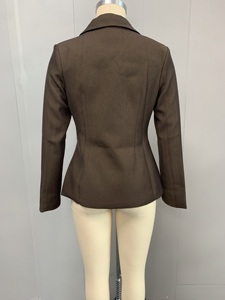 Elegante Completo Formale da Ufficio per Donna, 50% Lana, Smoking con Chiusura Monopetto, Design Traspirante - Product Image 5