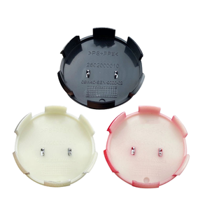 ฝาครอบดุมล้อขนาด 58 มม. 69 มม.  วัสดุ ABS ชุบโครเมียม  โลโก้แบบกำหนดเอง สีดำ เงิน แดง - Product Image 1