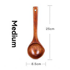 Spaghetti di farina grande cucchiaio di legno che mangiano <span class=keywords><strong>semina</strong></span> e bevendo cucchiaio di zuppa cucchiaio di legno Congee stile giapponese - Product Image 4