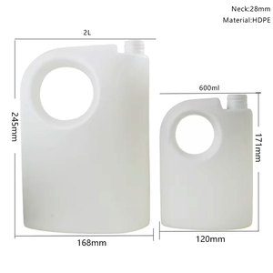 HDPE 600ml 2000ml Plato de limpieza de plástico recargable Jabón Lavado Ropa Detergente <span class=keywords><strong>para</strong></span> ropa Botella líquida Embalaje con bomba - Product Image 4