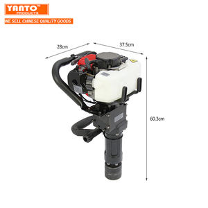 Embout de clôture à essence, 2 temps 2 en 1, claqueur, <span class=keywords><strong>marteau</strong></span> en béton, clôture, emporte-pièce - Product Image 5