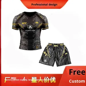 Nuovo Completo da Allenamento Sportivo Cross-Border per MMA e Fitness, Tuta da Sanda per Combattimento Muay Thai con Logo Frontale per Arti Marziali - Product Image 6