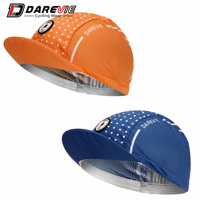 Gorra de Ciclismo con Diseño de Puntos Sublimados, Gorra de Ciclista con Logotipo Personalizado, Tu Propia Gorra de Bicicleta