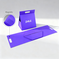 Boîte cadeau magnétique pliable de luxe avec logo personnalisé de haute qualité Fermeture magnétique puissante Emballage en carton rigide de luxe