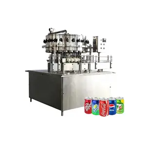 Máquina de llenado de latas para bebidas carbonatadas Máquina de llenado de latas de cerveza carbonatada