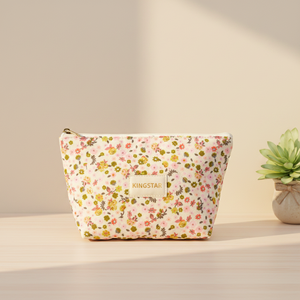 Sac de voyage en toile souple de haute qualité avec fermeture éclair et lettres, pour pochette gonflée, sacs cosmétiques pour femme, collection 2026, design coréen - Product Image 1