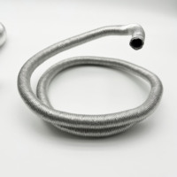 Manchon tressé haute pression de qualité industrielle Conduit en feuille flexible isolé en aluminium Conduit de qualité supérieure pour haut de gamme