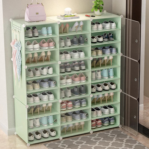 <b>Shoe</b> <b>Rack</b> Cabinet Plastic Multi Layer Dustproof <b>Storage</b> For Home Dormitory Modern Minimalist Design Freestanding - Product Image 2