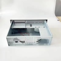Boîtier de serveur rackable 3U-300 à profondeur réduite, boîtier PC industriel de 300 mm avec baie pour lecteur optique, prend en charge la carte mère MATX, l'alimentation ATX