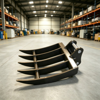 Bucket Penggali Mini OEM Ukuran Kustom, Aksesoris Excavator, Bucket Penggali Baja untuk Excavator Kompak, Penggunaan Pertanian