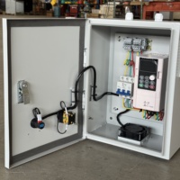 Panneau de commande électrique de démarrage progressif étoile-triangle en acier galvanisé IP65 pour moteur triphasé, tableau de distribution pour pompe incendie