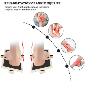 Camilla de pie de Yoga de madera, entrenador de viga de equilibrio de fortalecimiento de una sola pierna, tabla de estiramiento de tobillo de una sola pierna de ballet - Product Image 3