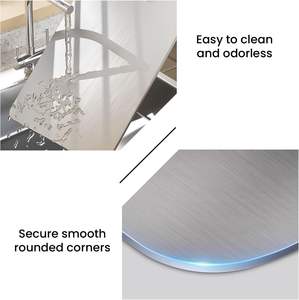 Tabla de Cortar de Acero Inoxidable de Grado Alimenticio para Cocina, Tabla para Picar Carne y Verduras - Product Image 4