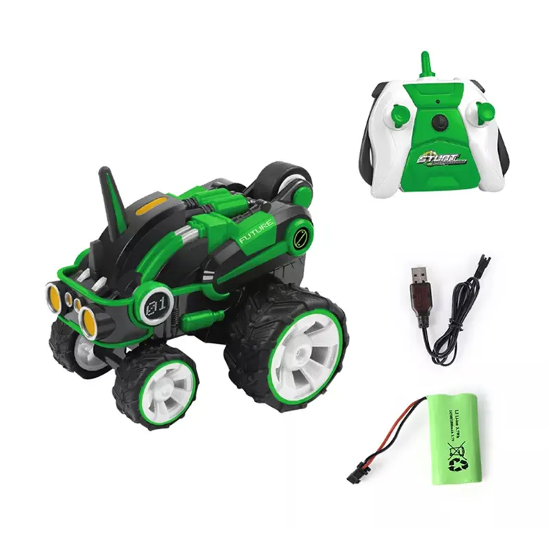 Cartoon Design 360 degree Car Toy Hobby 4WD Remote Control High Speed Drift 360 Rotation RC Drifting Off road Stunt Cars