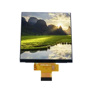 4.0 인치 터치 LCD 디스플레이 480x480 해상도 IPS 화면 SPI 인터페이스 40 핀 TFT/전송/일반적으로 블랙 디스플레이