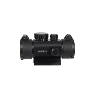 Lunette de visée Red Dot 1x40rdl Iris Killflash Laser Tactique Chasse Noir 3.60\" Déport oculaire Alliage d'aluminium - Product Image 2