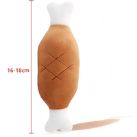 Dubbele Bot Kippenpoot Fruit Wortel Groente Hond Superzacht Pluche 11CM-30CM Geluidsgenererend Bijtbestendig Speelgoed Benodigdheden