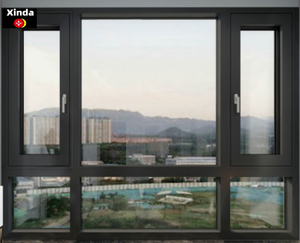Ураганные окна алюминиевые двойные стеклянные окна дома окна - Product Image 1