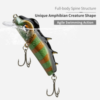 Leurre de pêche crankbait, appât dur 5.3/6.2cm, wobbler de plongée, hameçons triples, leurre de pêche artificiel pour achigan, truite, perche, prédateur