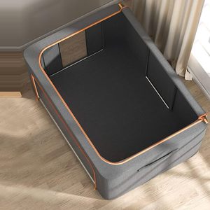 Caja de Almacenamiento con Marco de Acero, Tela Resistente, Plegable, Portátil, Organizador de Armario para Ropa, Disponible al por Mayor - Product Image 6